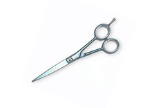 Lade das Bild in den Galerie-Viewer, Solinger Friseurschere CD816-5,5 Titan 5,5&quot; in moderner Verpackung von Weltmeister®
