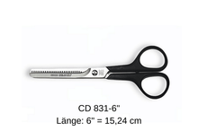 Lade das Bild in den Galerie-Viewer, Modellierschere CD831-6 mit einseitiger Verzahnung von Weltmeister® Solingen für Schnittübergänge
