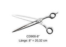 Lade das Bild in den Galerie-Viewer, Hundeschere CD900-8 leicht gebogene Klinge 8&quot; von Weltmeister® Solingen, einseitig mikroverzahnt
