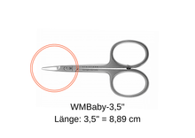 Lade das Bild in den Galerie-Viewer, Baby-Nagelschere aus Solingen - Kindernägel sicher Schneiden!
